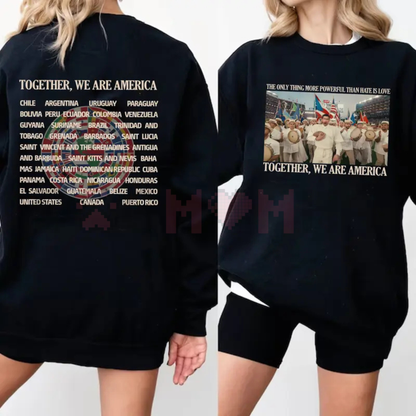 "Together We Are America" Benito Bowl Sweatshirt