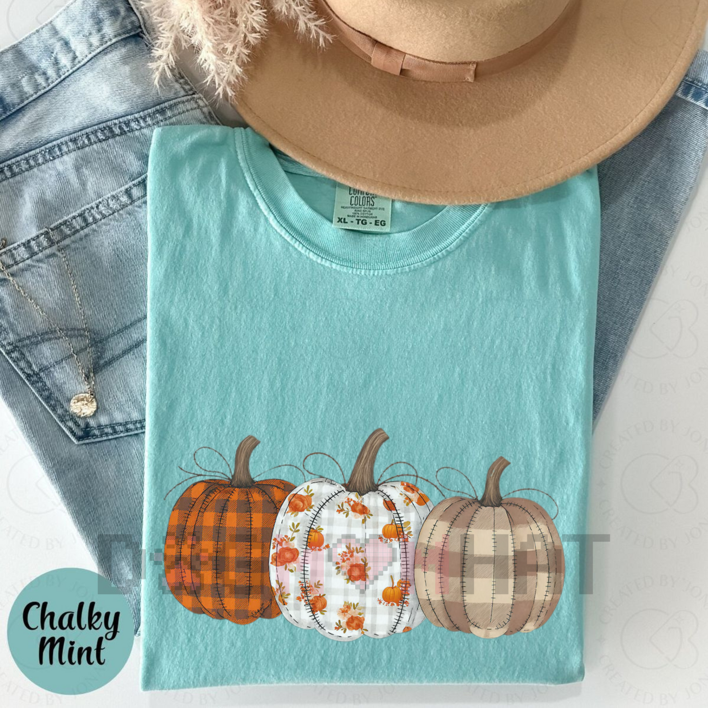 Retro Fall Pumpkin Comfort Colors T-Shirt – Vintage Autumn Tee