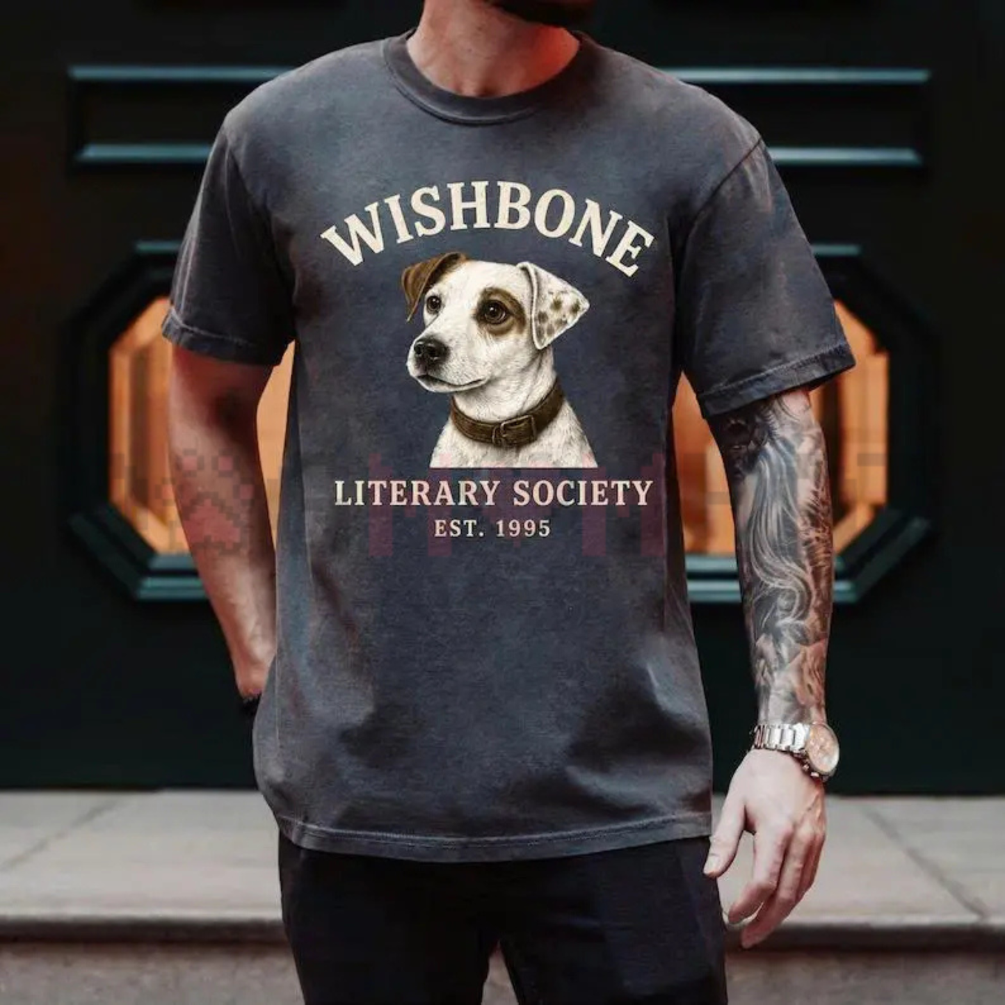 Vintage "Wishbone Literary Society" Tee