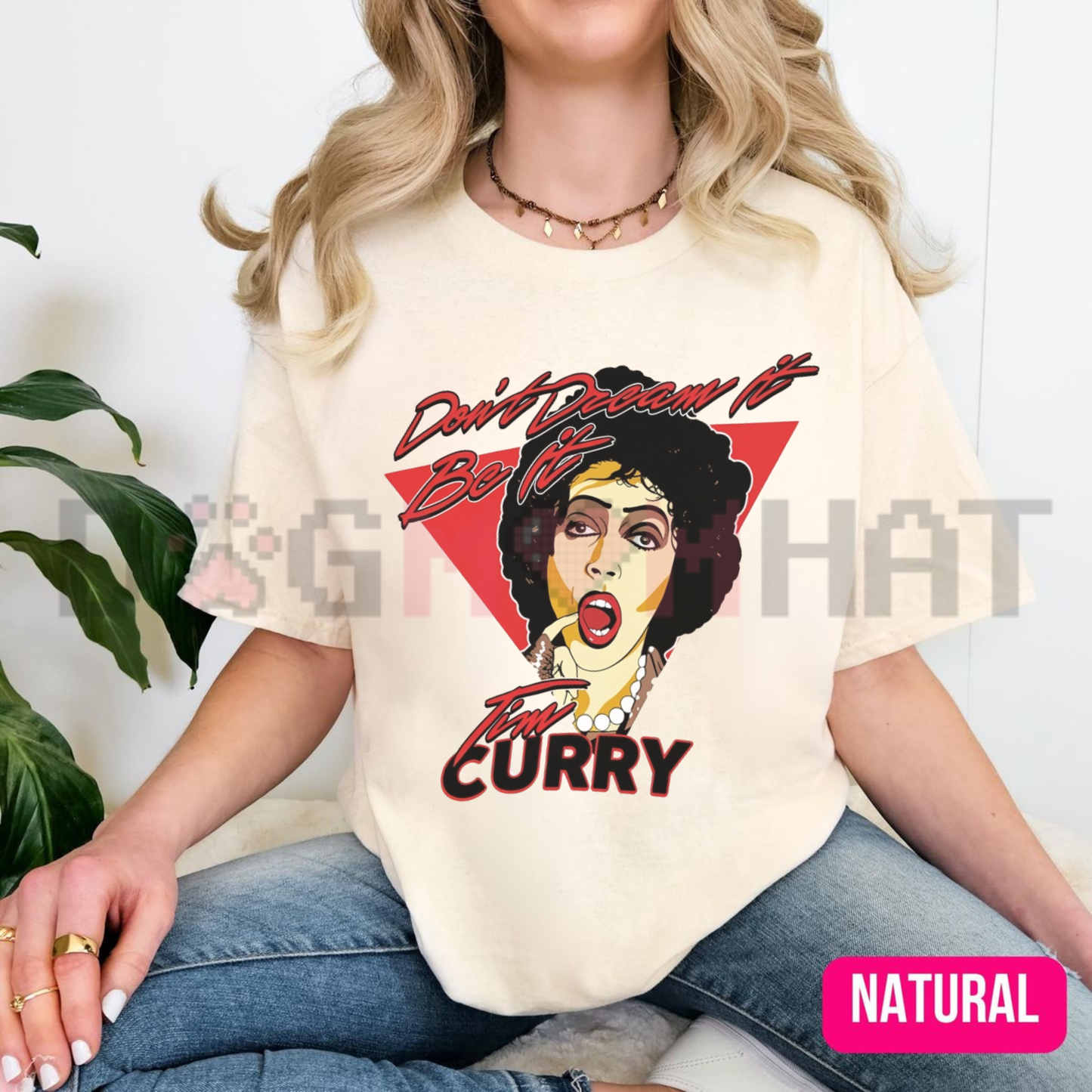 Vintage Tim Curry Retro Homage Graphic T-Shirt - Cult Cinema Legend Tee