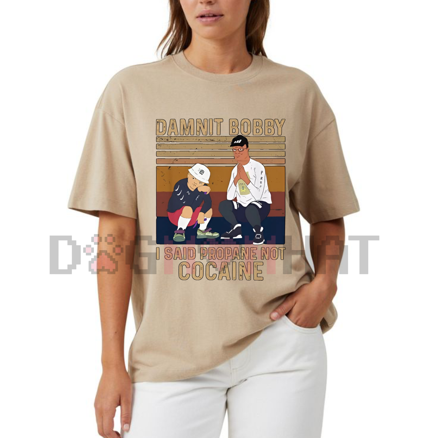 Hilarious King Of The Hill Inspired Propane Mishap Tee – Cartoon Artwork Golf Gift TShirt