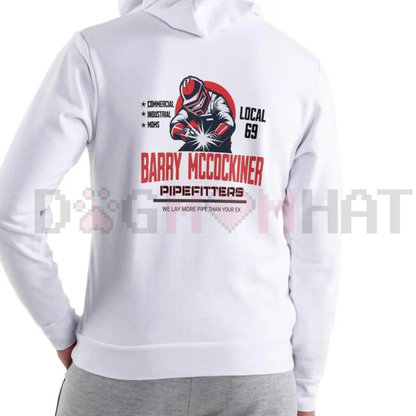 Barry McCockiner Pipefitters Local 69 Hoodie