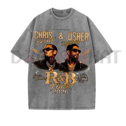 Raymond & Brown The R&B Tour 2026 V36 Premium Acid Washed T-Shirt