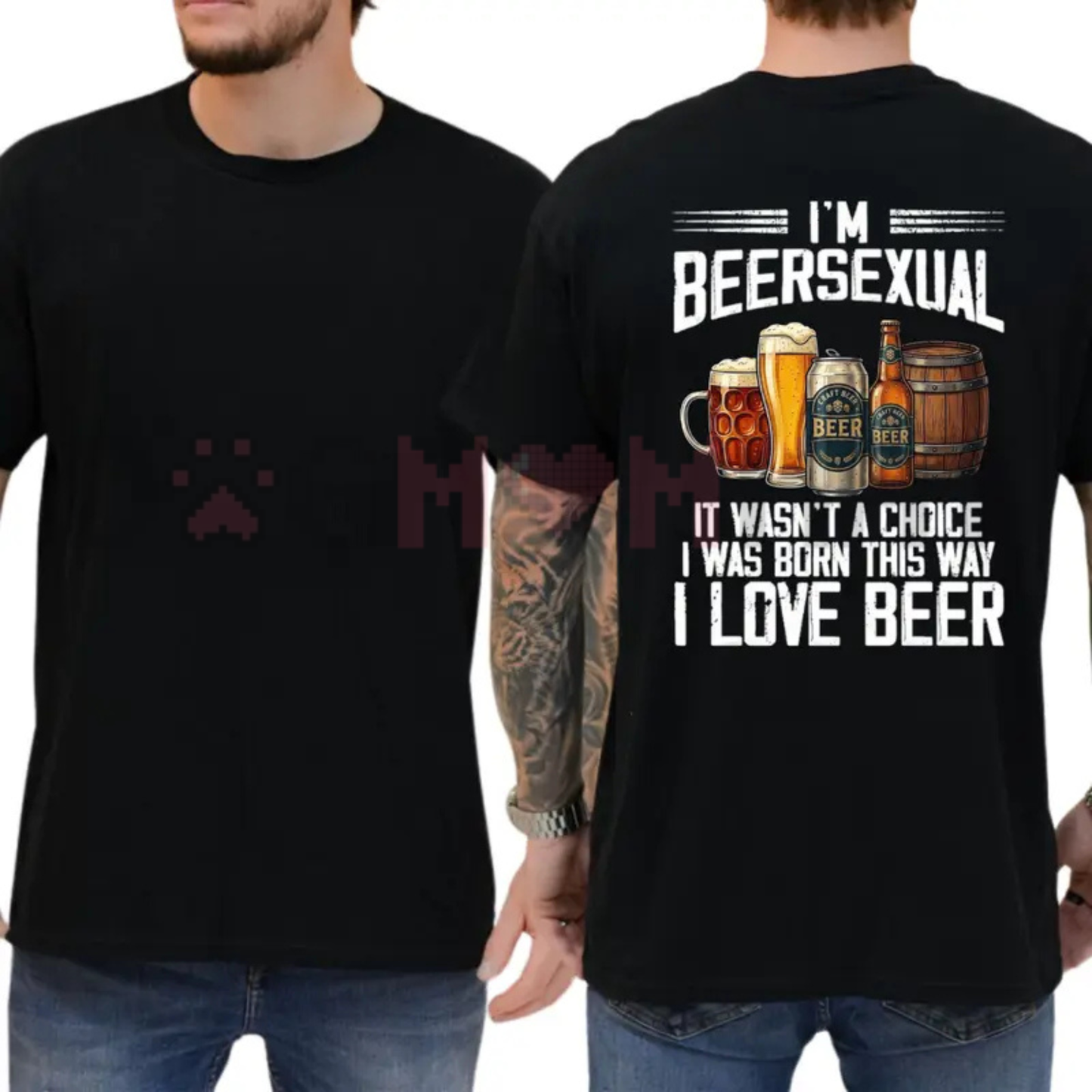 Hoppy Attraction Craft Brew Graphic Tee - Funny Beersexual Humor Unisex Pure Cotton Shirt
