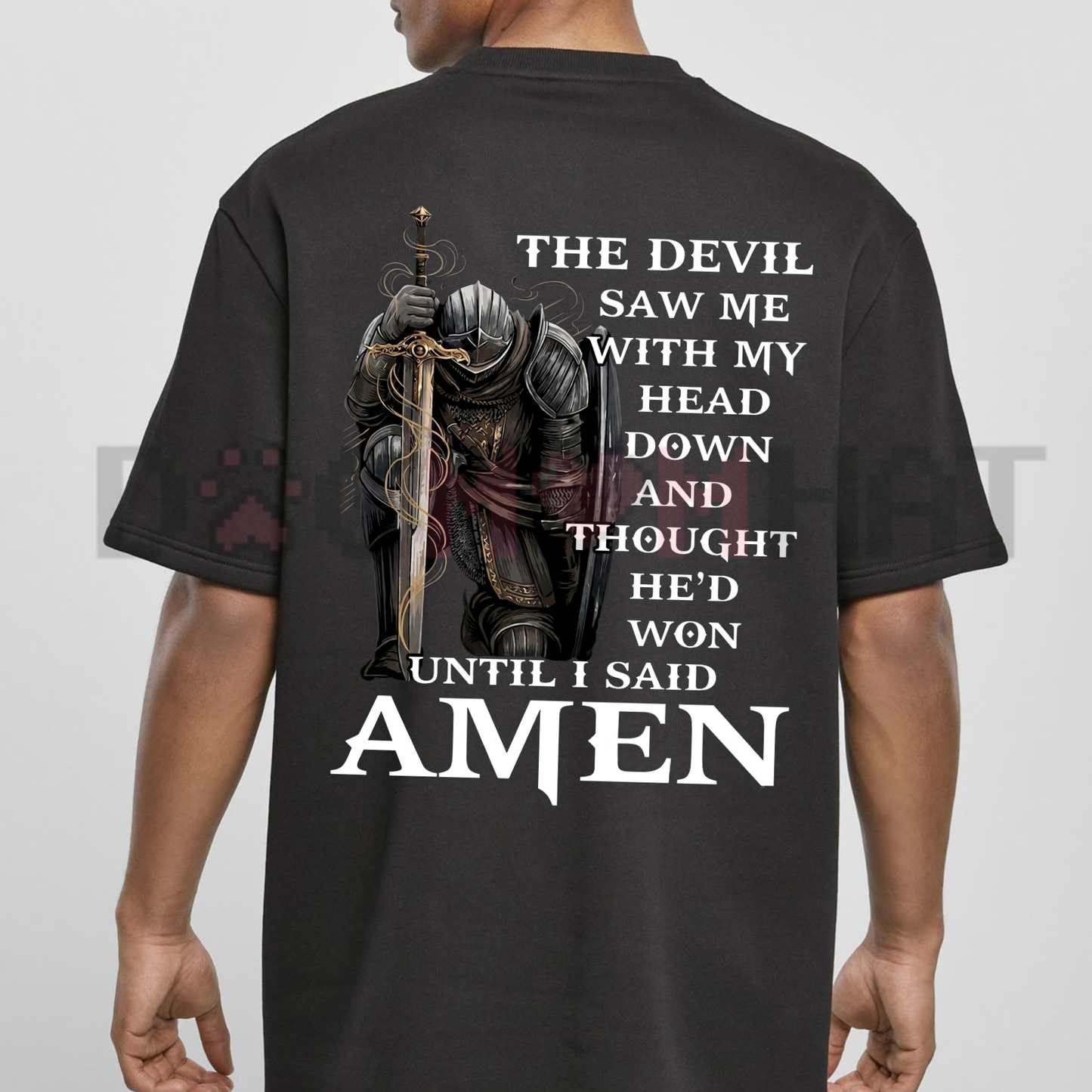 "Until I Said Amen" Spiritual Warfare Tee