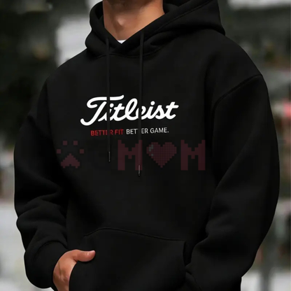 Unisex Hooded Golf Jumper – Performance Long Sleeve Slim Fit Mid-Layer, Casual Sporty Golf Hoodie