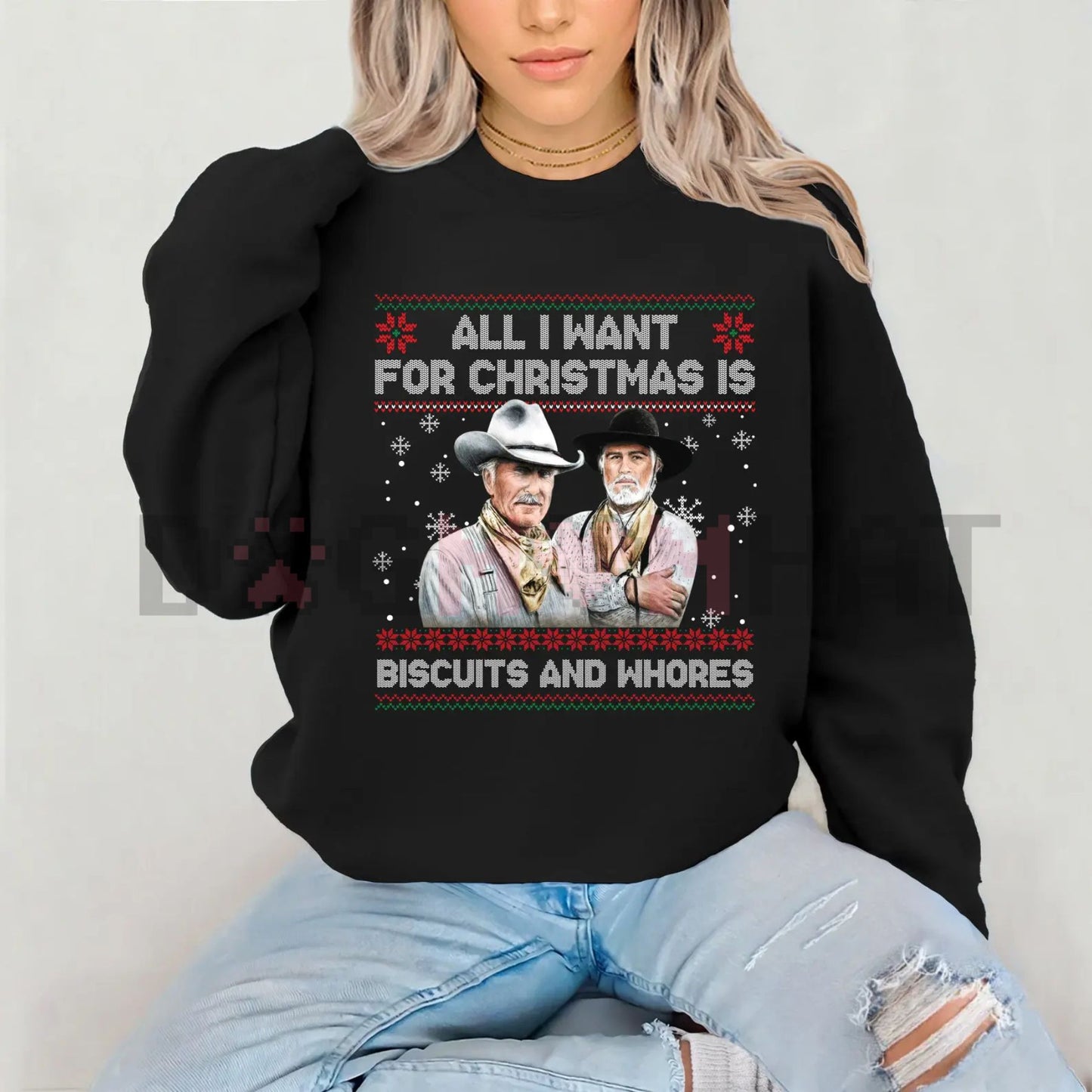 "Holy Shit Where's the Tylenol" Ugly Sweatshirt – Funny Christmas Vacation Quote Jumper