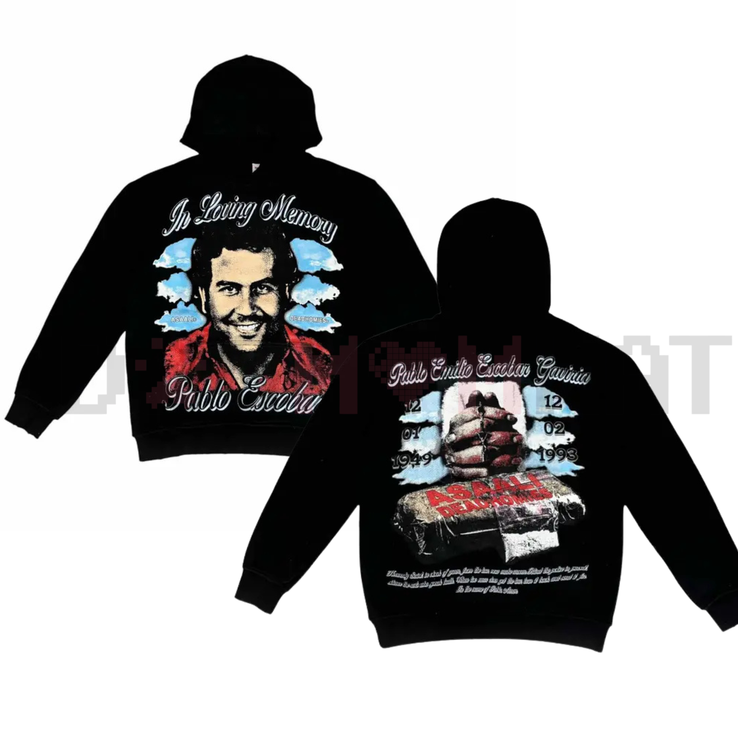 "Deadhomie$" In Loving Memory Pullover Hoodie