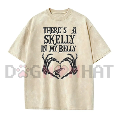 "Spooky Mama" Halloween Baby Announcement Graphic T-Shirt