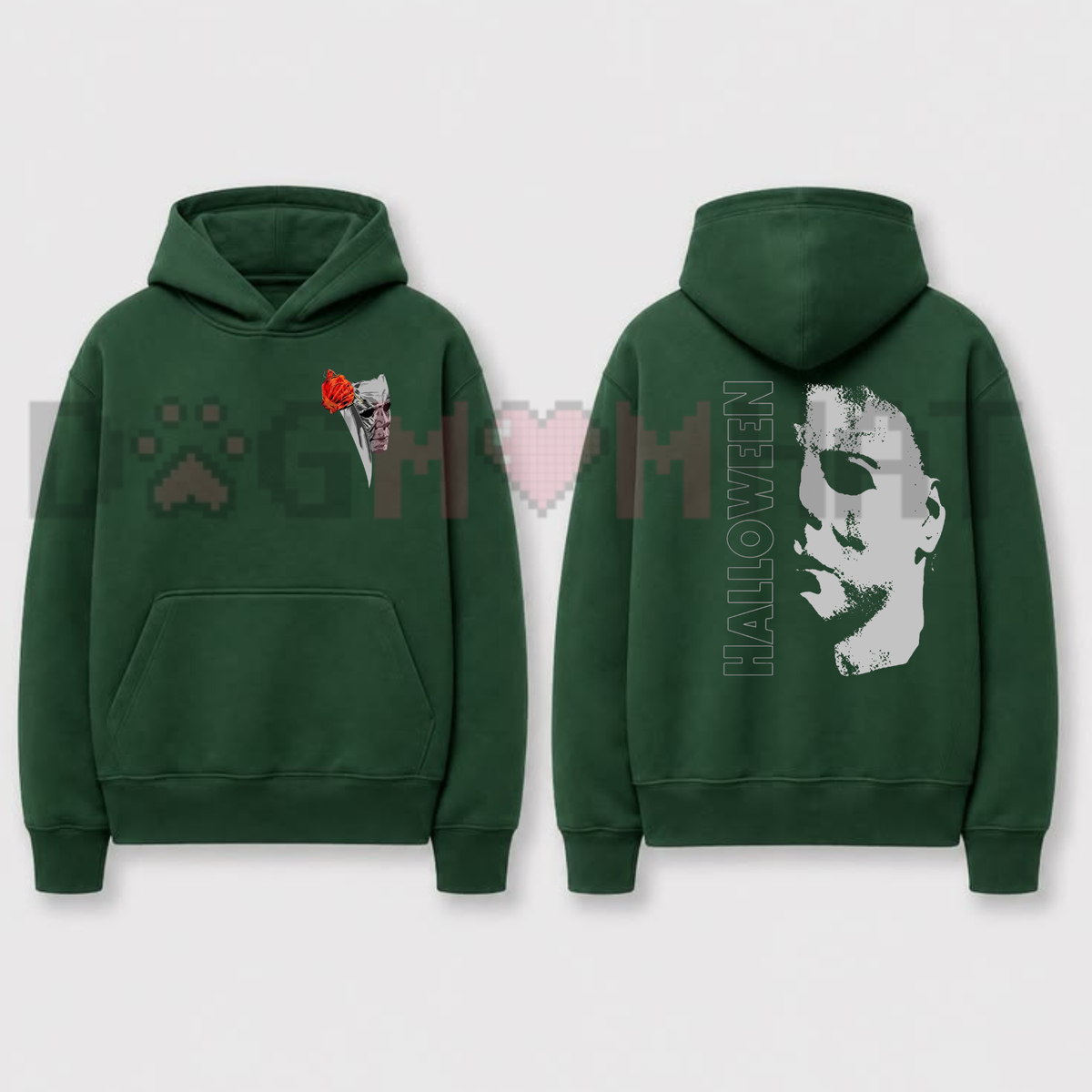 Vintage Horror Icon Halloween Graphic Hoodie