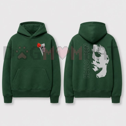 Vintage Horror Icon Halloween Graphic Hoodie