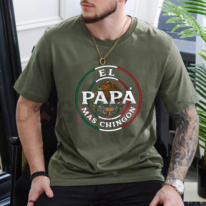 "El Papá Más Chingón" Men's Father's Day Tee
