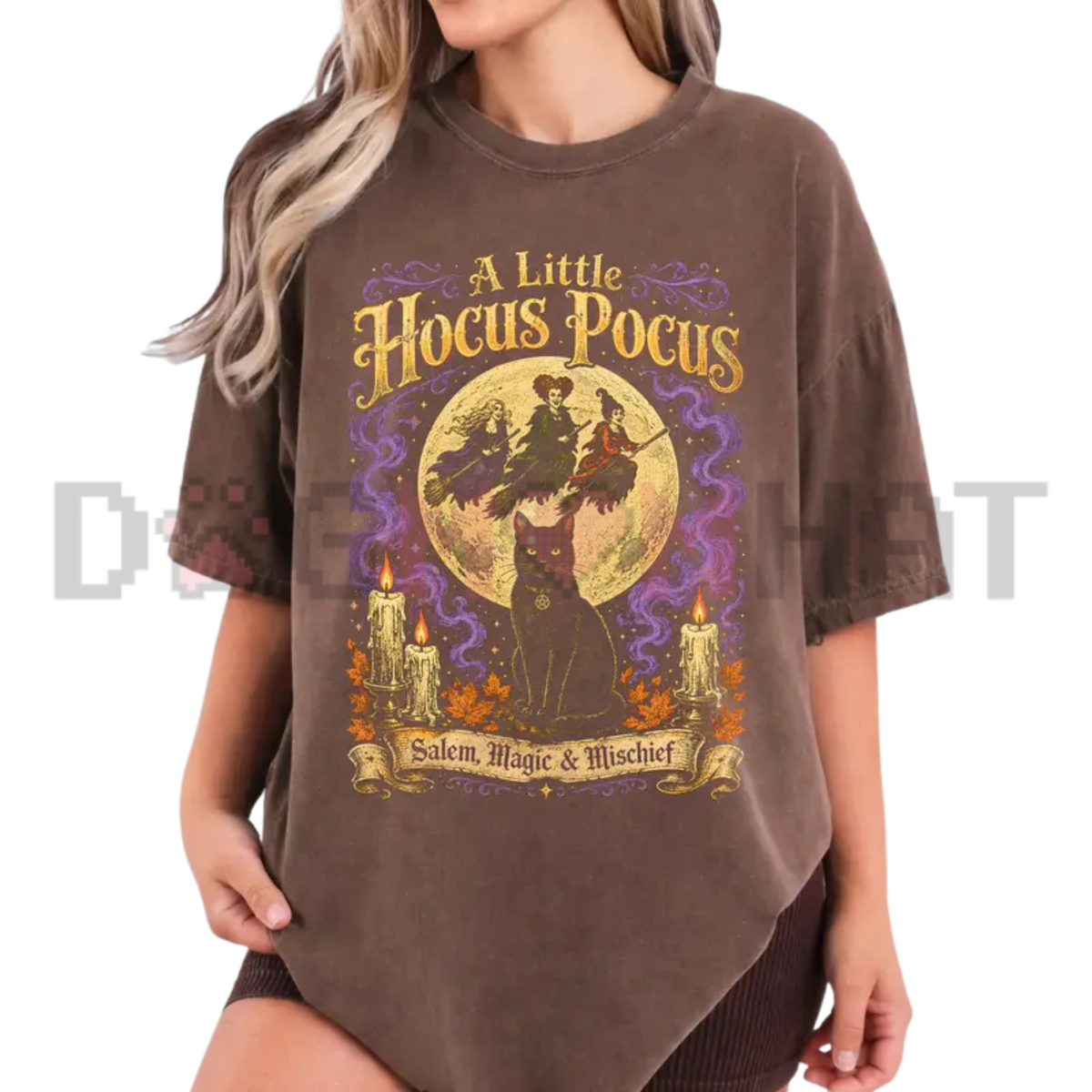 "Salem Magic & Mischief" Hocus Pocus Inspired Halloween T-Shirt