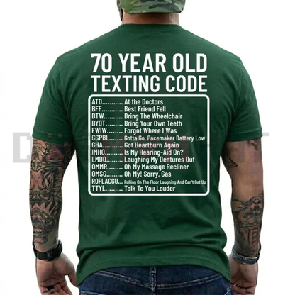 Funny 70th Birthday ATD At The Doctors Shirt - Sarcastic Aging Humor Tee