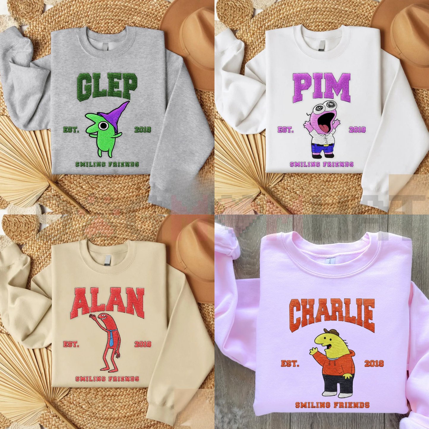 Cute Friendship Stitch Christmas 2025 Crewneck