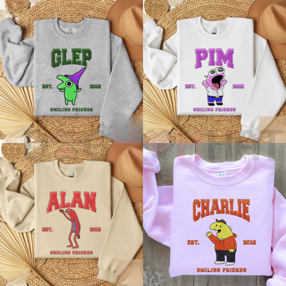 Cute Friendship Stitch Christmas 2025 Crewneck