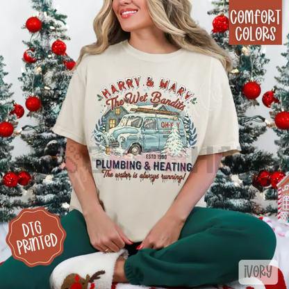 Wet Bandit Christmas Comfort Colors Tee
