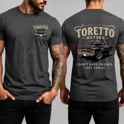 Toretto Motors Vintage Racing Graphic Tee