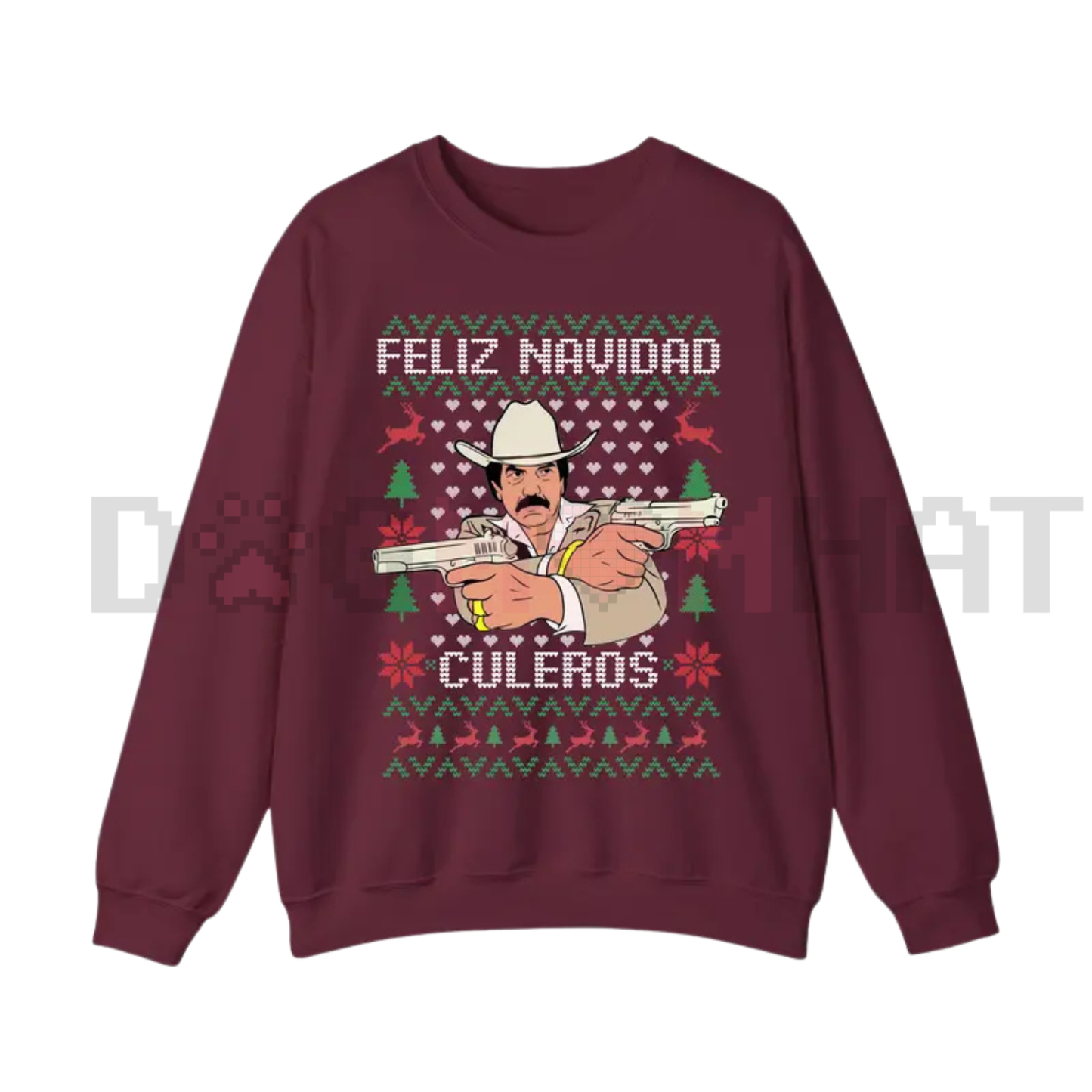 Beto El Mero León del Corrido Quintanilla Ugly Christmas Sweater