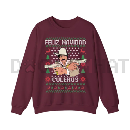 Beto El Mero León del Corrido Quintanilla Ugly Christmas Sweater