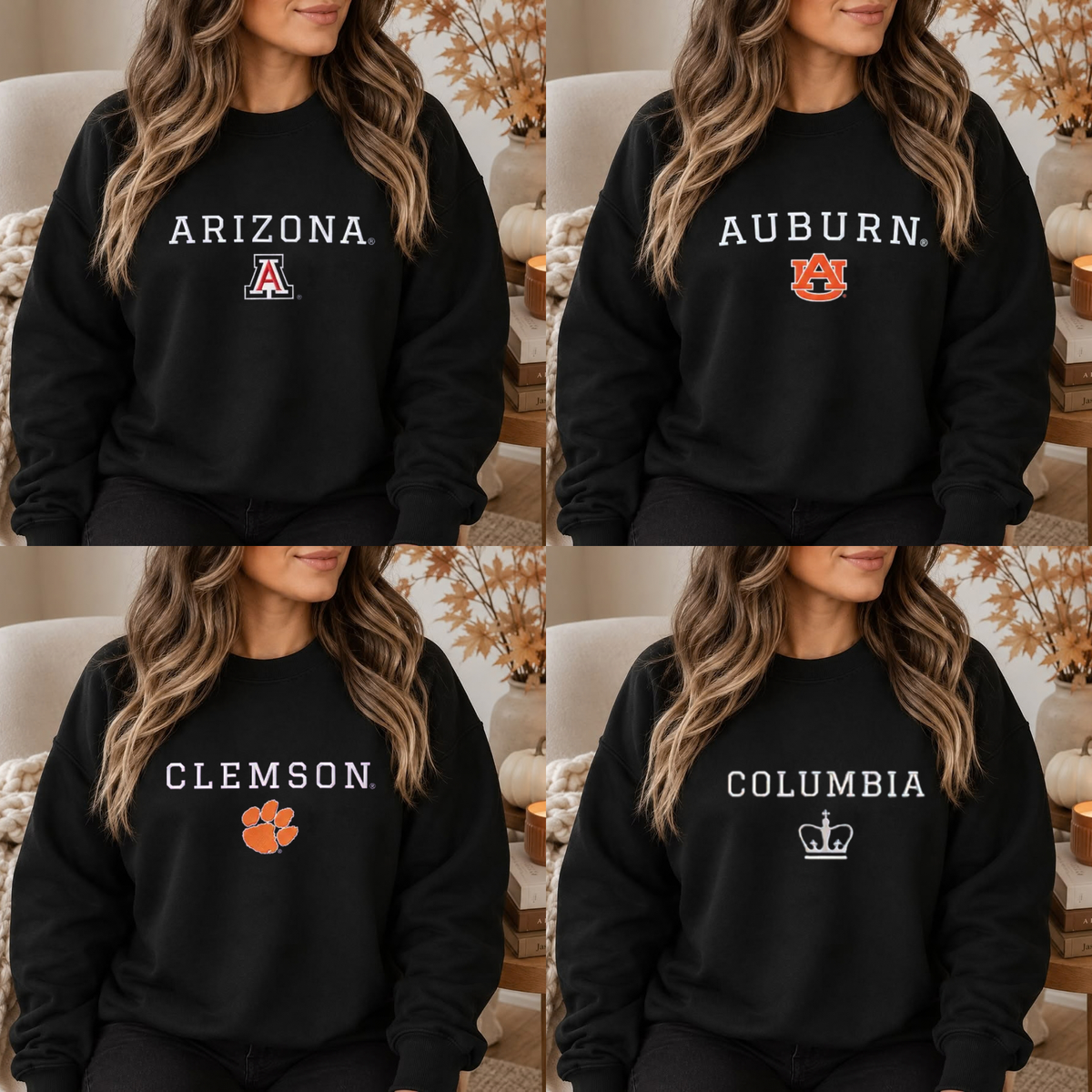 Tailgate Tradition Crewneck – Vintage Embroidered College Gameday Sweatshirt