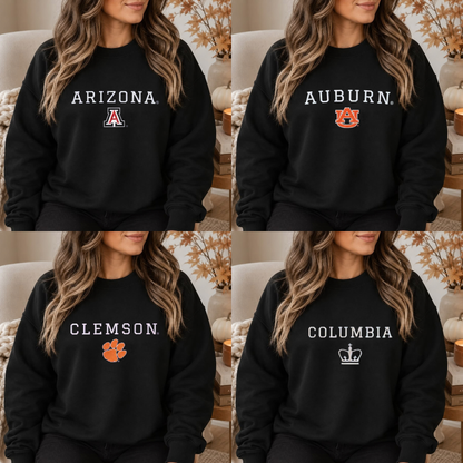 Tailgate Tradition Crewneck – Vintage Embroidered College Gameday Sweatshirt