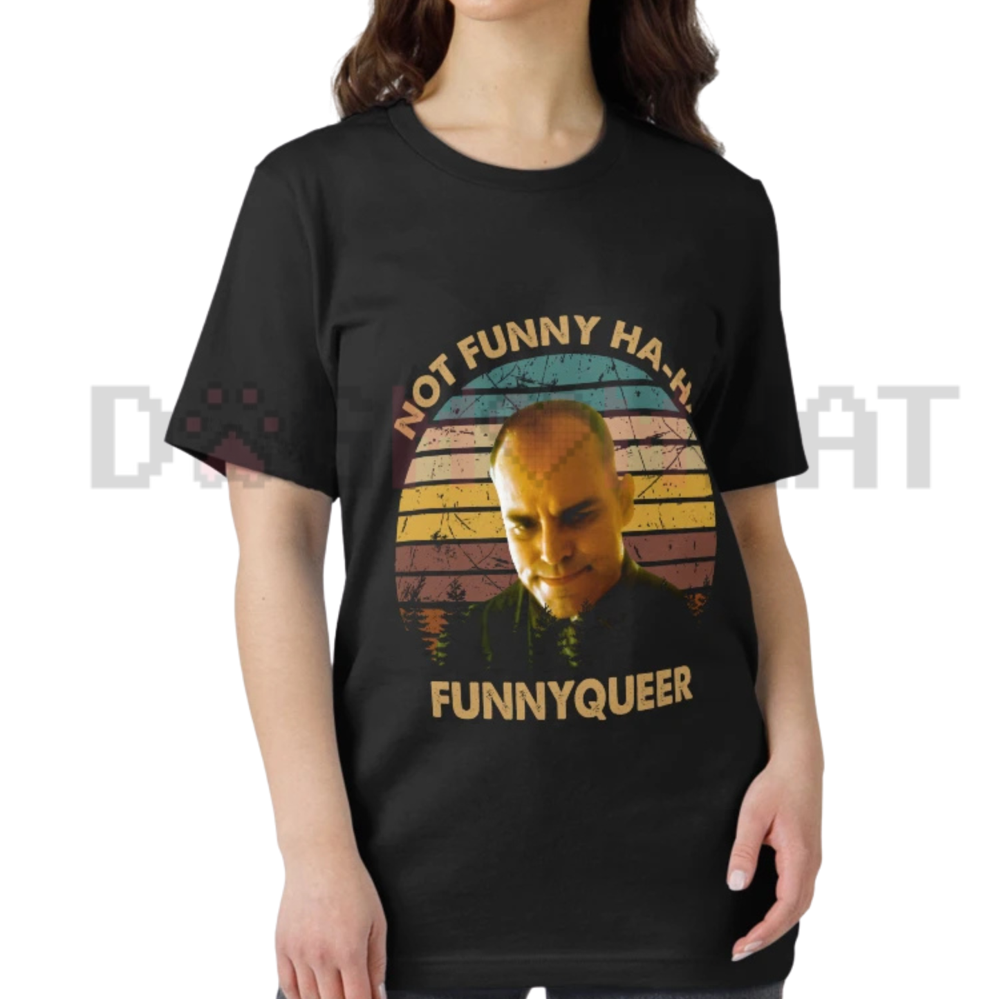 "No Funny Ha-Ha" Vintage Movie Quote Tee
