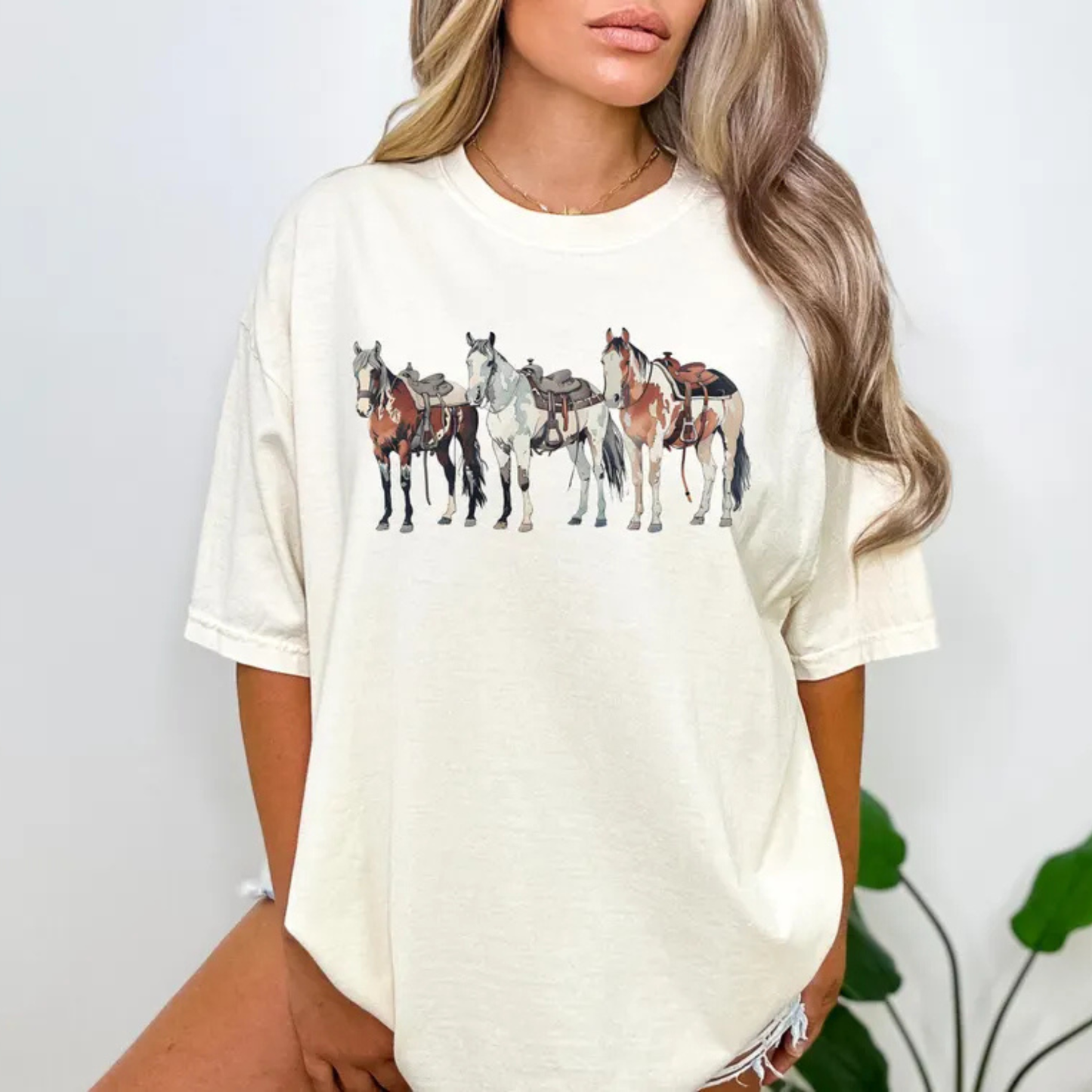 Wild & Free Western Horse T-Shirt