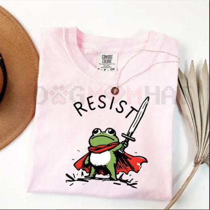 Comfort Colors® Anti-ICE Frog Tee – Portland Activist RESIST Shirt