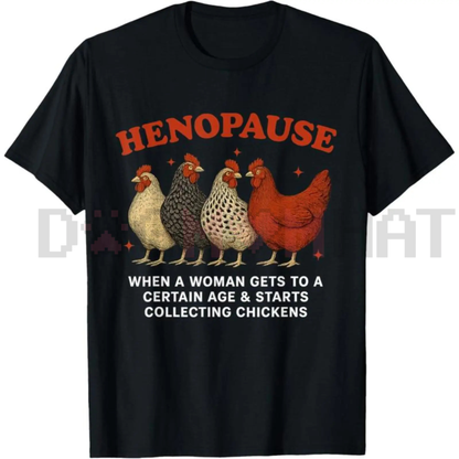 "Women Collecting Chickens" Funny Farm T-Shirt