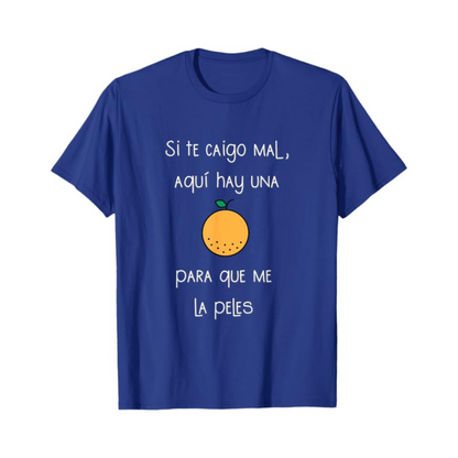Funny 100% Cotton T-Shirt for Latinos & Hispanics – Humorous Spanish Quote Tee, Casualwear