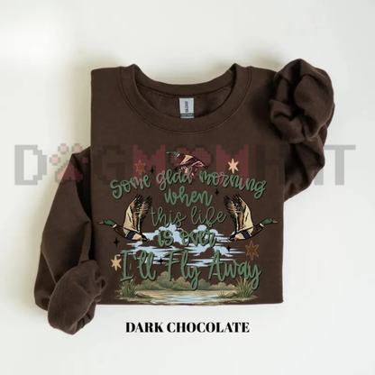 "I'll Fly Away" Christian Faith Sweatshirt – Western Duck Hunting Fleece
