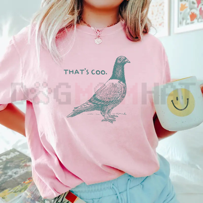 Parke Horizon Tee – "That's Coo" Funny Pigeon Bird Lover Graphic T-Shirt