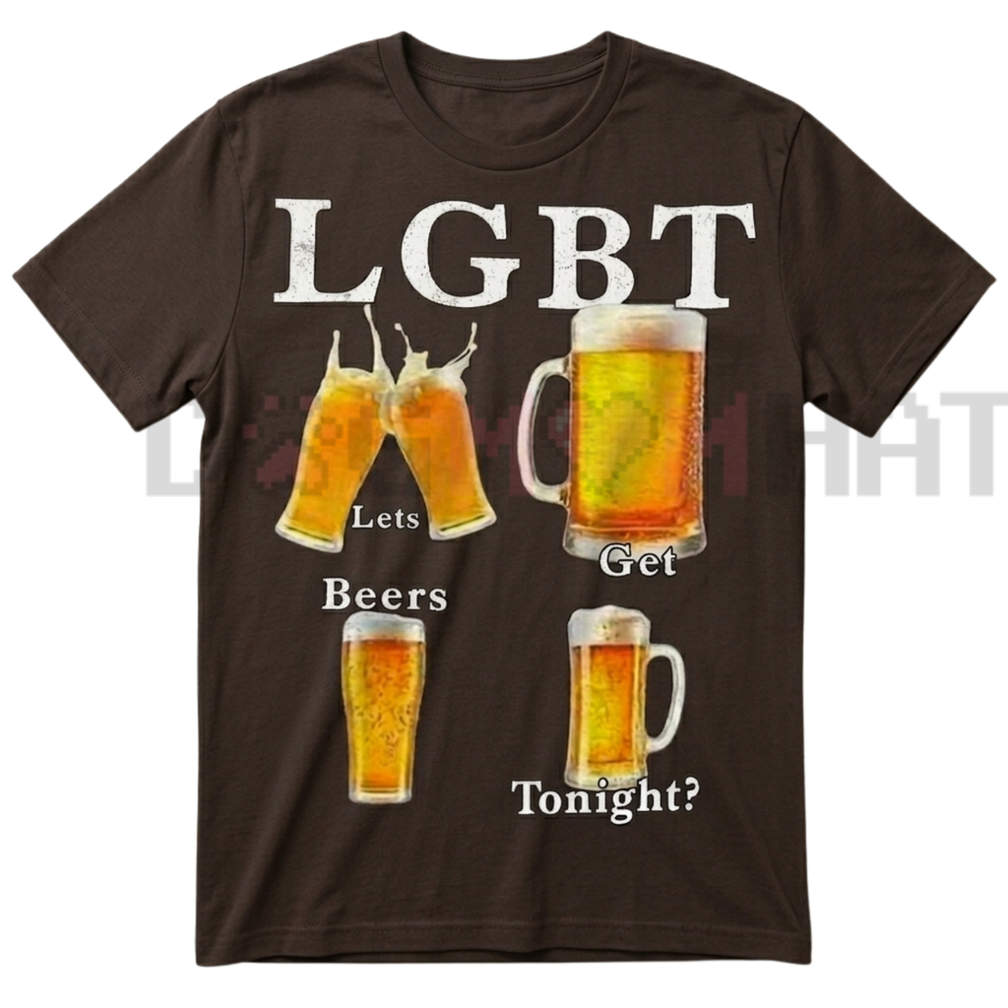 Lets Get Beer Tonight Funny Acronym T-Shirt