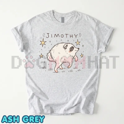 Seattle Viral Trash Panda Graphic Tee - Cute Short King Jimothy Raccoon Shirt