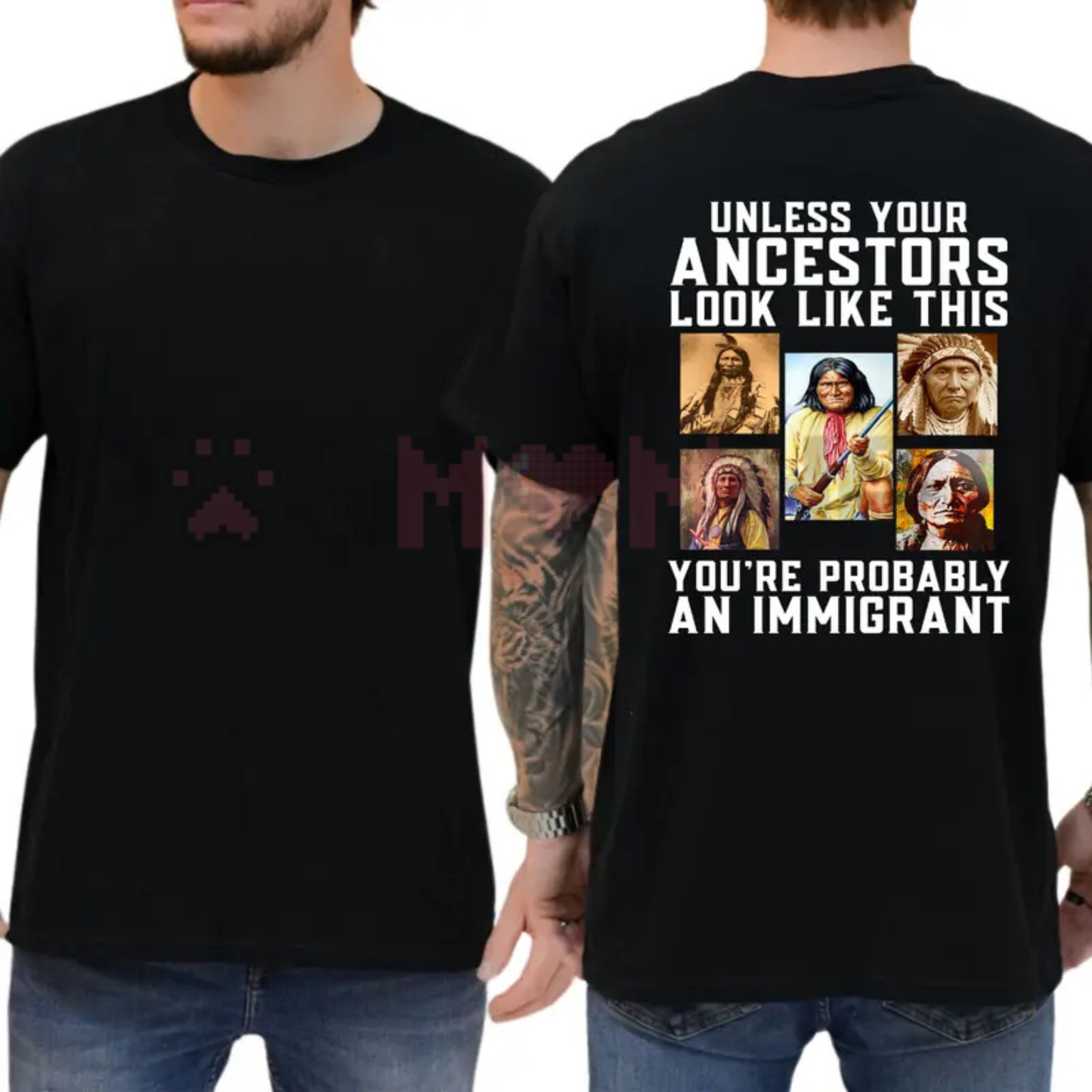 Native Heritage Ancestral Sovereignty Graphic Tee - Indigenous Rights Equality Cotton Shirt