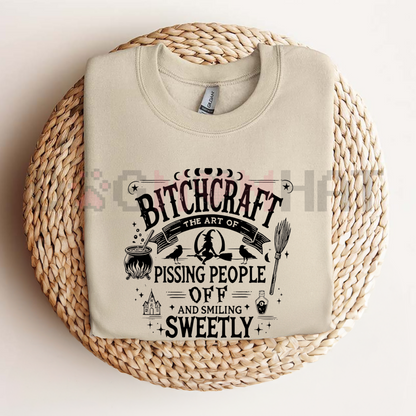 Bitchcraft Adult Humor Halloween Shirt – Casual Softstyle Unisex T-Shirt