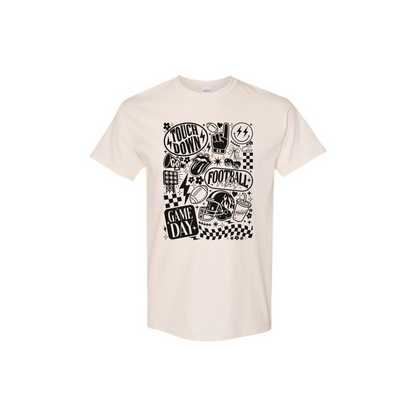 Retro Comfort Colors Football Shirt – Vintage T-Shirt for Football Fans