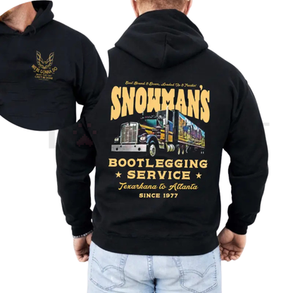 Snowman's Bootlegging Service 2-Side Hoodie