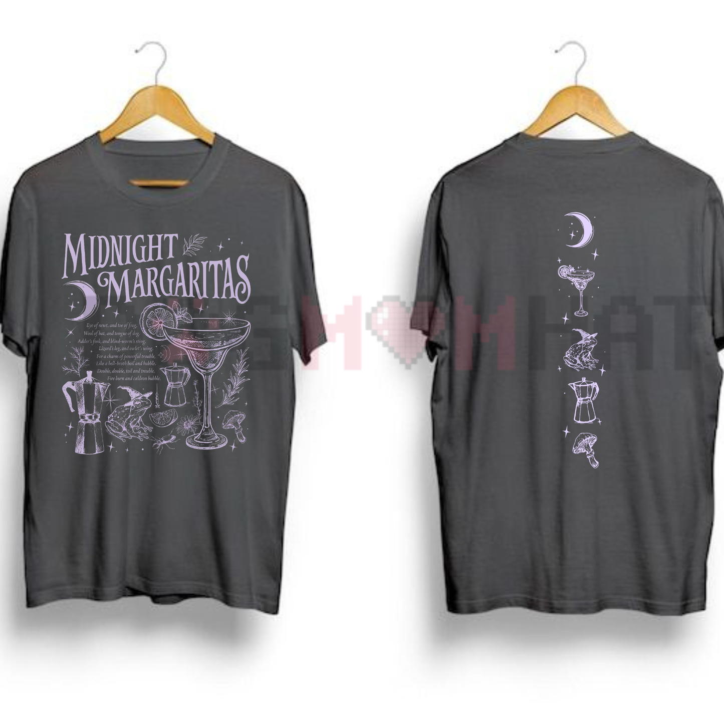 Comfort Colors Midnight Margaritas 2-Side Shirt - Practical Magic Witchy Tee