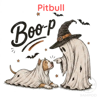 Funny Halloween Dog Mom Shirt - Boo-p Ghost Dog Comfort Colors® T-Shirt