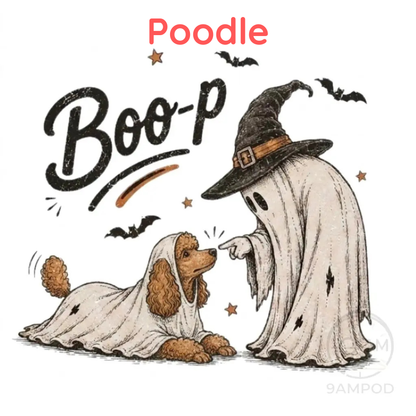 Funny Halloween Dog Mom Shirt - Boo-p Ghost Dog Comfort Colors® T-Shirt