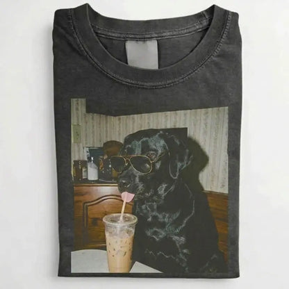Vintage 90s "Dog Breeds Available" Iced Coffee T-Shirt