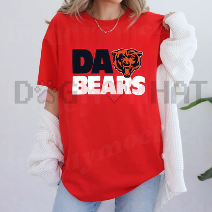 Chicago Da Bears Hometown Gridiron Graphic T-Shirt