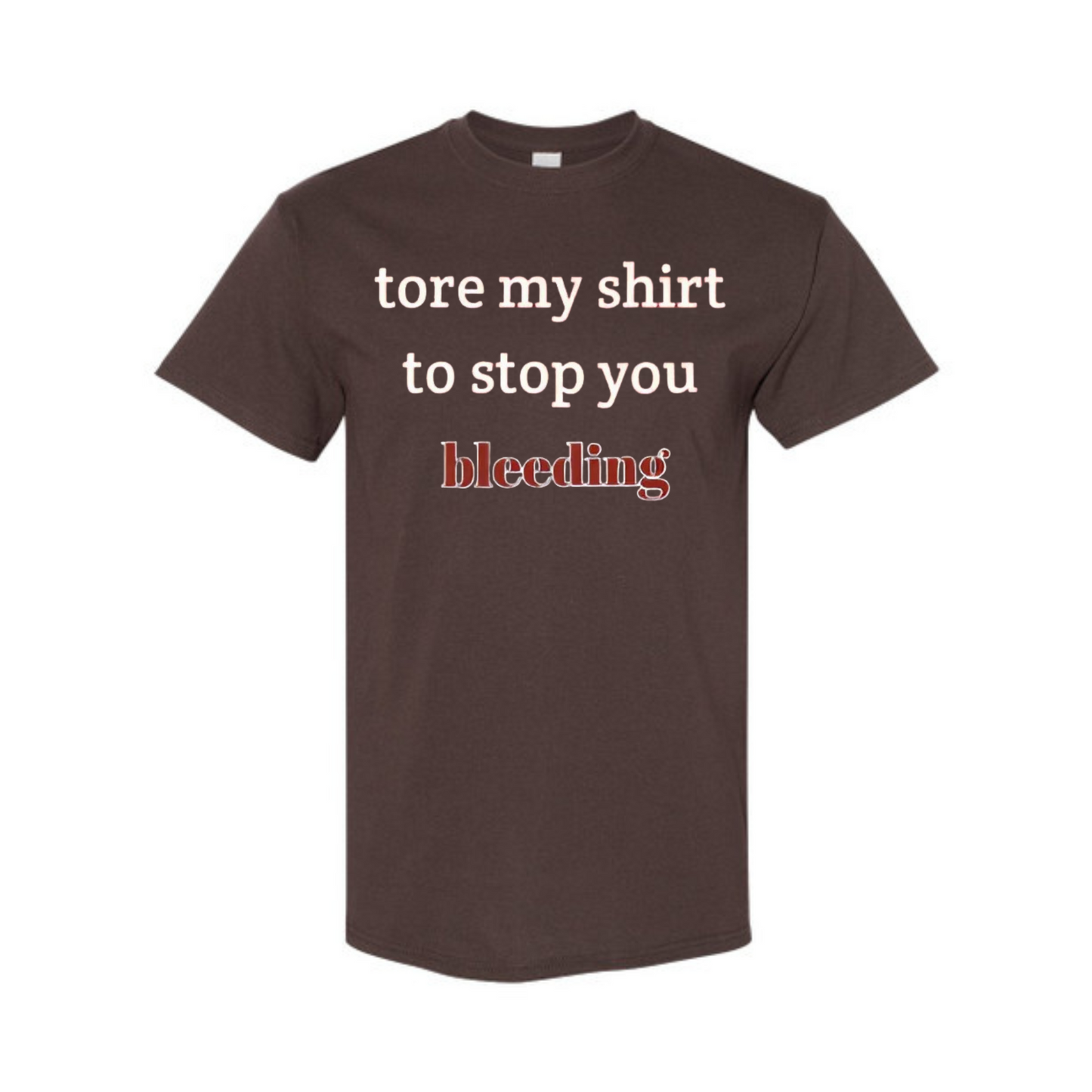 "I Tore My Shirt For You" Humorous Valentine's Day T-Shirt - Sarcastic Gift Tee