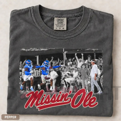 "Mississippi Iconic Game Day Old Coach" Graphic T-Shirt