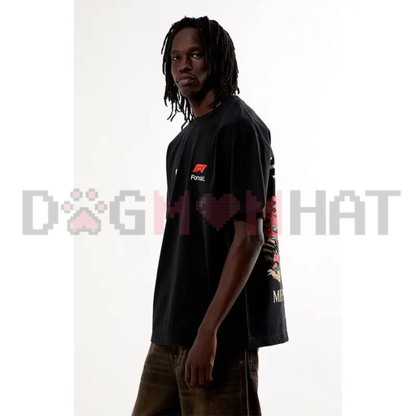 Formula 1 Suzuka Japan Touge Graphic Tee - Vintage F1 Racing Graphic Cotton Unisex Streetwear T-Shirt