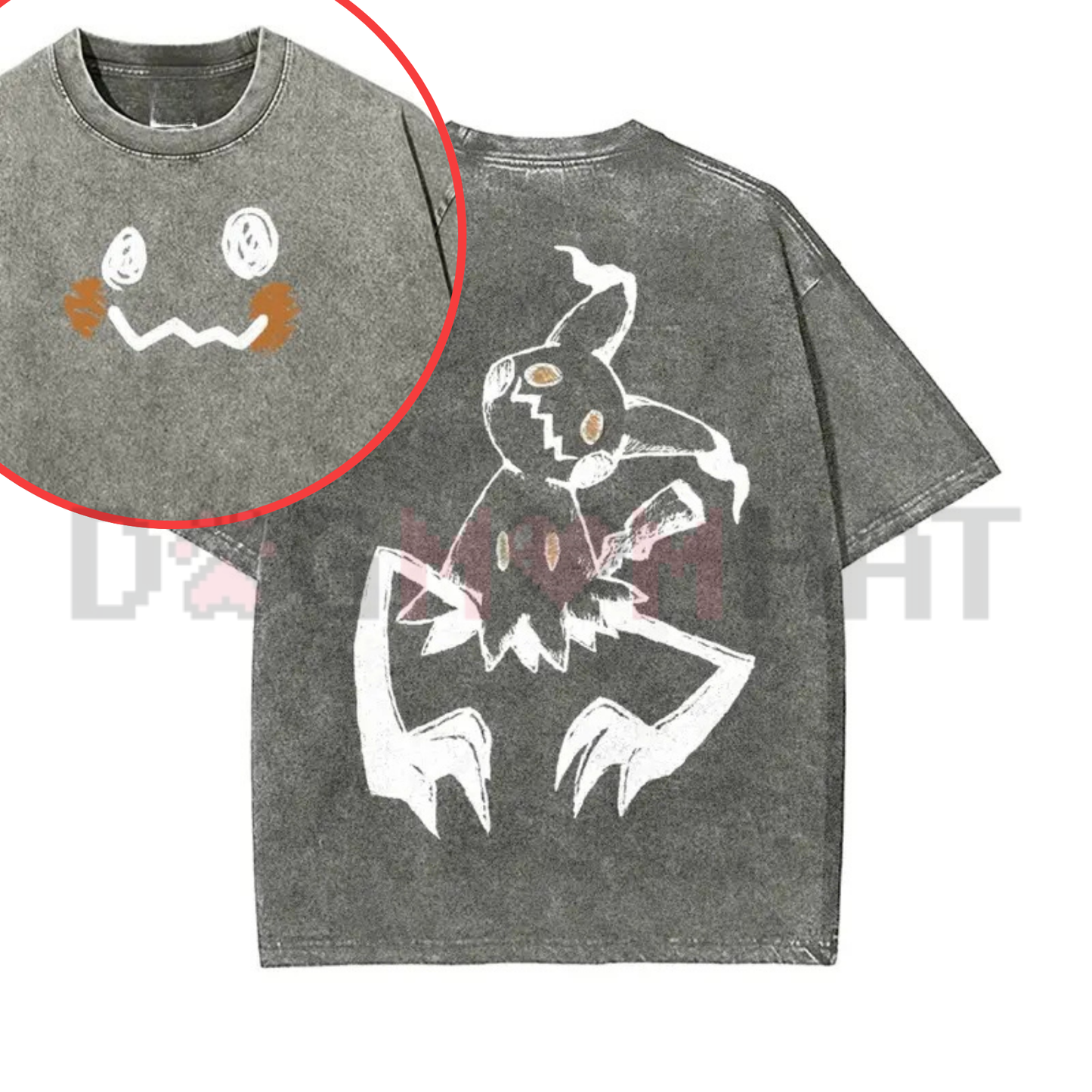 "Pocket Monsters" Washed T-Shirt