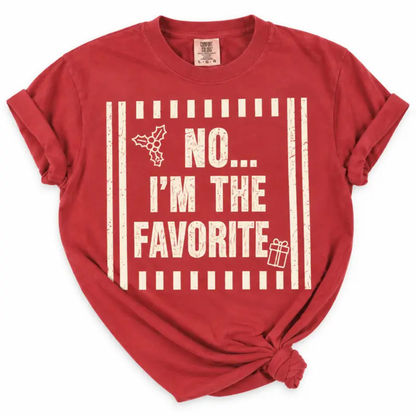 I'm The Favorite One Custom Friends Matching Christmas T-Shirt