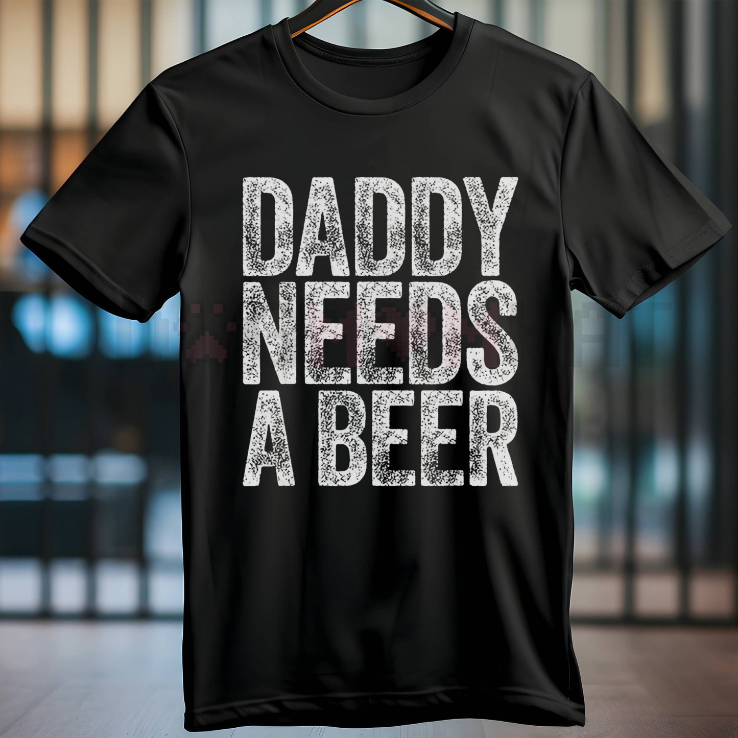 "Daddy Needs A Beer" T-Shirt – Funny Men's Drinking Graphic Tee | Dad Life Slogan Apparel